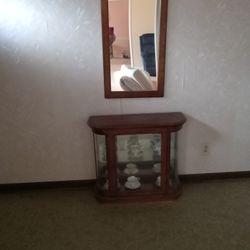 Cabinet And Mirror 