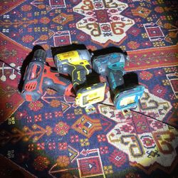 Makita Dewalt And Milwaukee Used 20 18 Y 12v