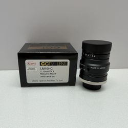 Kowa LM16HC 16mm F1.4 C-Mount Lens 1” Sensor CCTV Machine Vision Japan