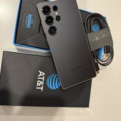 NEW! Sell/ TRADE AT&T/ Cricket Galaxy S25 ULTRA 256GB Black Clean IMEI/ Paid Off