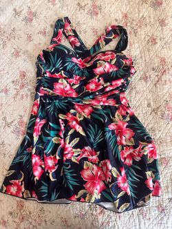 Hawaiian Floral Swimsuit