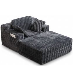 Boneless Couch With Ottoman