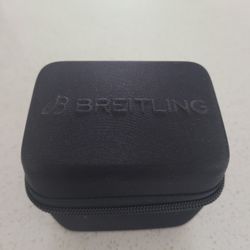 Breitling Watch Travel Storage Case W Cleaning Cloth