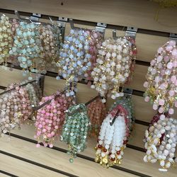 Natural bulk 10 pc x Clear Quartz Bracelet 8mm White Clear Crystal Stretch Bracelet Handmade