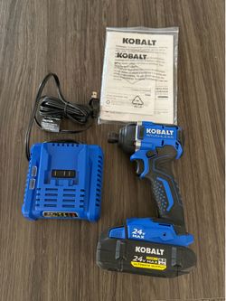 KOBALT 24V KID124B-03 Impact Driver Tool | Battery/ Charger