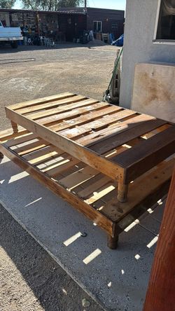 Queen & twin bed frame & mattress