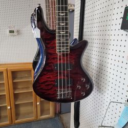 Schecter Stiletto Extreme 4 Electric Bass W/ Hard Case