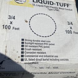 3/4 Liquid-tight Flexible Metal Conduit