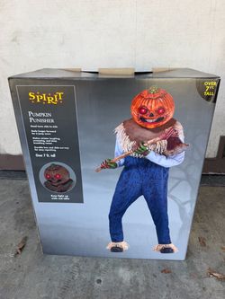 Spirit Halloween Pumpkin Punisher Animatronic 7ft