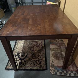 Wood dining table L48”xW36”x31”H