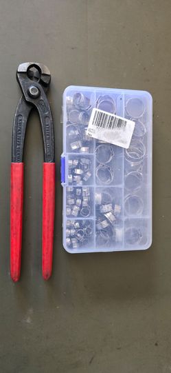 Knipex pliers and clamp set