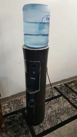 Bottled Water Hot/Cold Cooler Black