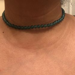 Apatite beads necklace 15’