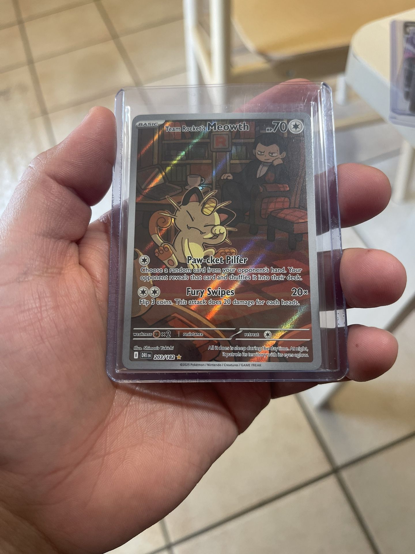 Pokemon Destined Rivals Team Rocket's Meowth