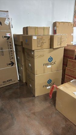 Double Flouting Bathroom Sink 