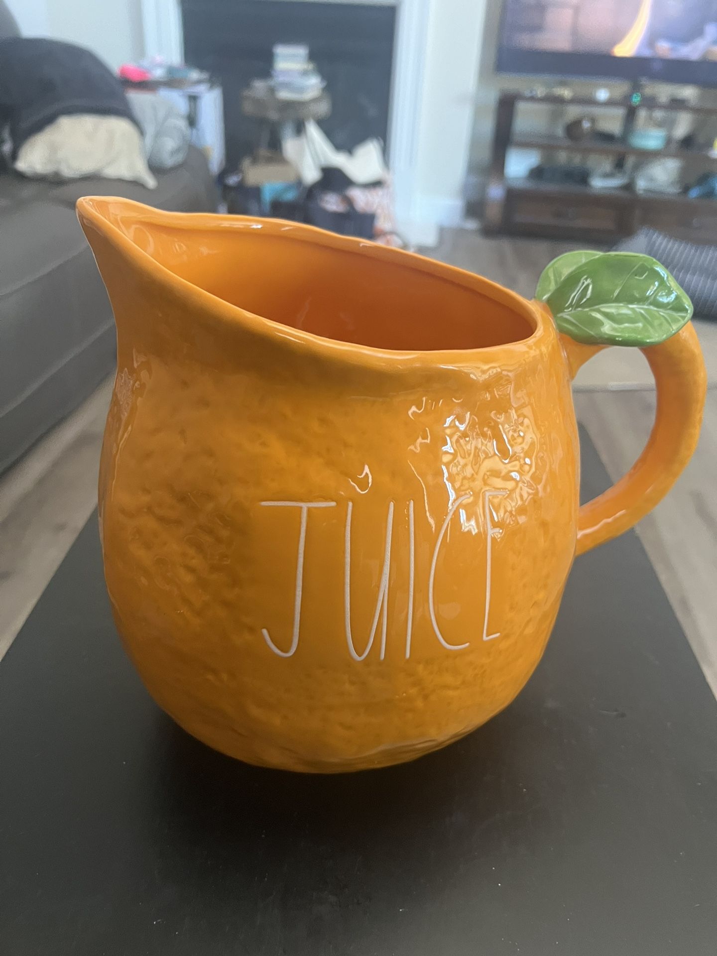 Rae Dunn Orange Juice Pitcher NWT