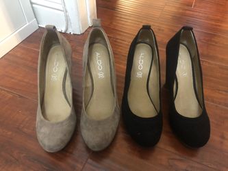 Aldo suede wedges - size 8.5
