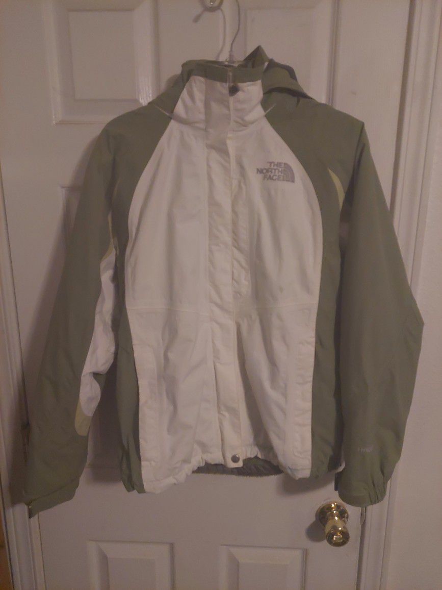 LADIES THE NORTH FACE HYVENT WINTER JACKET WITH HOOD SIZE M 