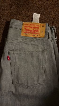 Levi's 501 Jeans W30 L30 Gray