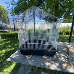 Large Parakeet Cage Length 23 1/2in Width 19 1/2in Height 29in