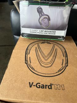 MSA V GUARD H1 hard hat and hearing protection