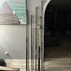 5 Surf Rods. 10ft 10ft 11ft 11,6 12ft for Sale in Edgewater, FL - OfferUp