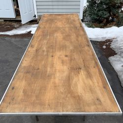 8 foot long banquet table  Some Water Damage