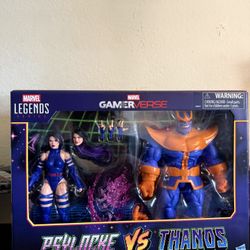 Marvel Legends: Psylocke vs Thanos