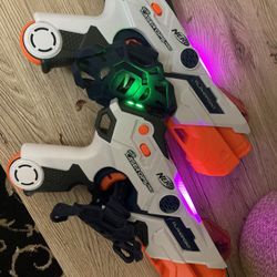 Nerf laser guns