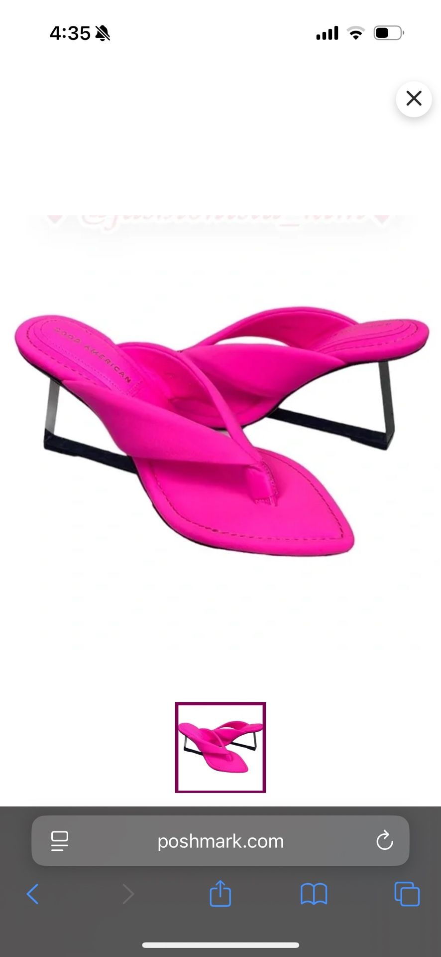 Good American Neon Cinderella Heels