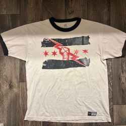 WWE Vintage CM Punk Best in the World T-Shirt White XL 2011 Authentic Wear
