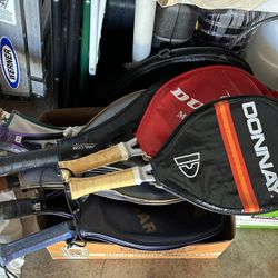 Tennis Racket and Balls 