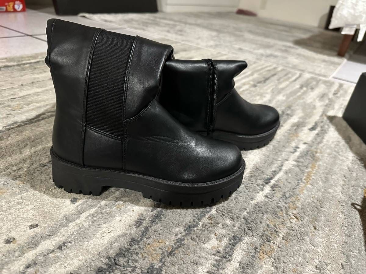 Black Platform Boots