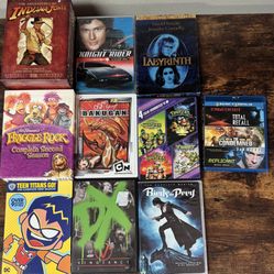 DvDs and Blu Rays some TV series $5 each