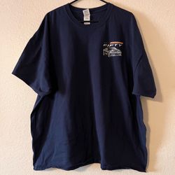 Men’s Chevrolet Camaro ‘Fifty’ Then and Now Logo shirt (3XL)