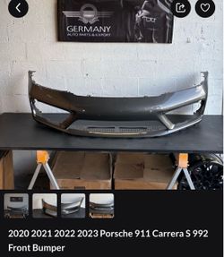Porsche 911 /992 S front bumper oem