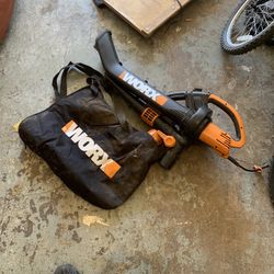 WORX WG505 Electric TriVac Blower/Mulcher/Vacuum All-Metal Mulching System