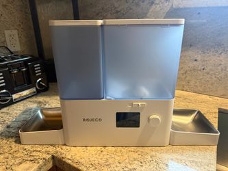 Rojeco automatic cat feeder and water dispenser