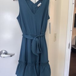 New With Tag Calvin Klein Dress With Belt