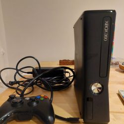 XBOX 360 with Controller, Rock Band Game And Equipment Set