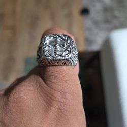 Celtics Cross Stainless  Steel Ring