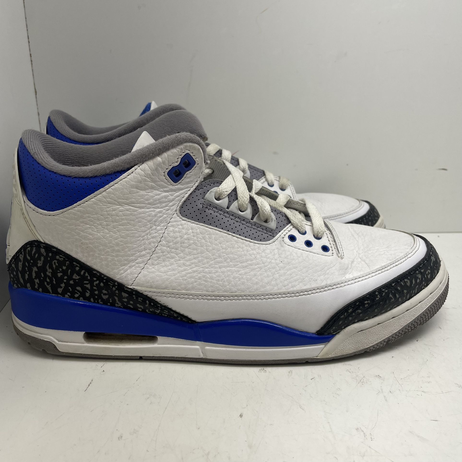 Jordan Retro 3 Racer Blue Shoes 194219/11
