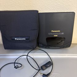 VTG Panasonic CD Player SL-NP500 W/case (FOR PARTS ONLY, NOT WORKING)