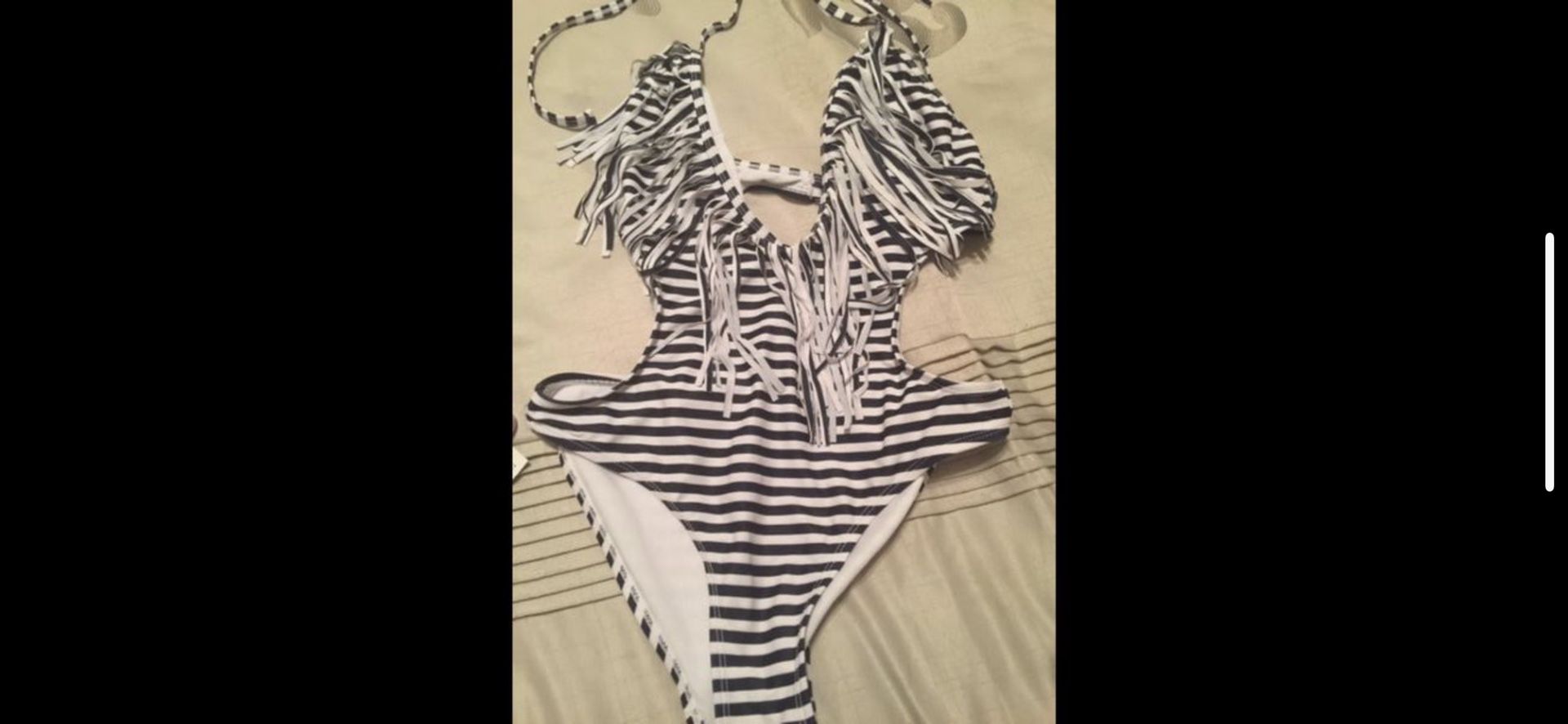 Fringe swimsuit size xsmall