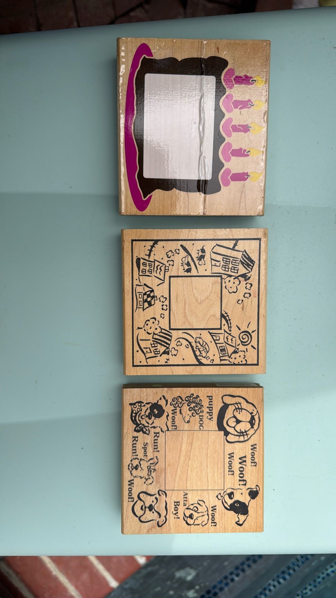 3 Large Stamps