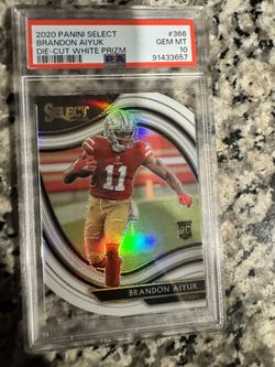2020 Rookie die-cut white prizm 