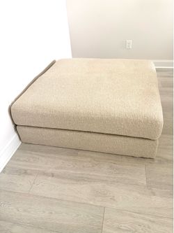 Beige Ottoman