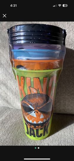  Nightmare Before Christmas 4 Pack Glow In The Dark Tumblers