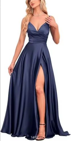 Formal blue dress