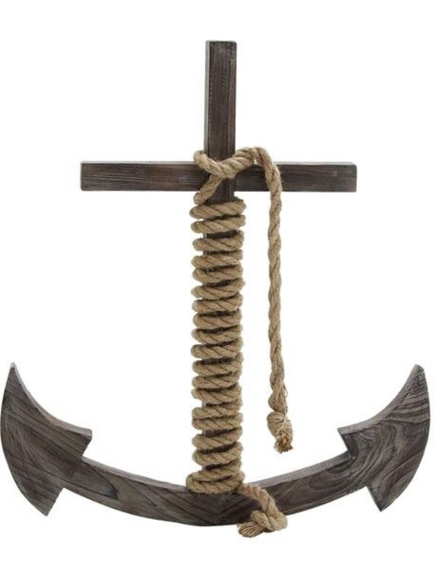 Woodsmith Wooden Anchor Wall Decor 